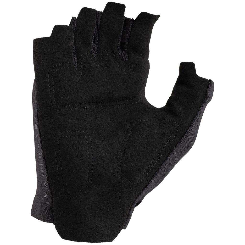 Gants vélo route 100 noir