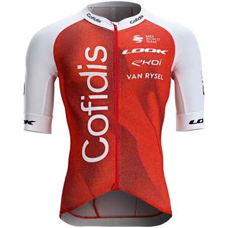 Maillot ciclismo carretera manga corta hombre Van Rysel Racer Cofidis