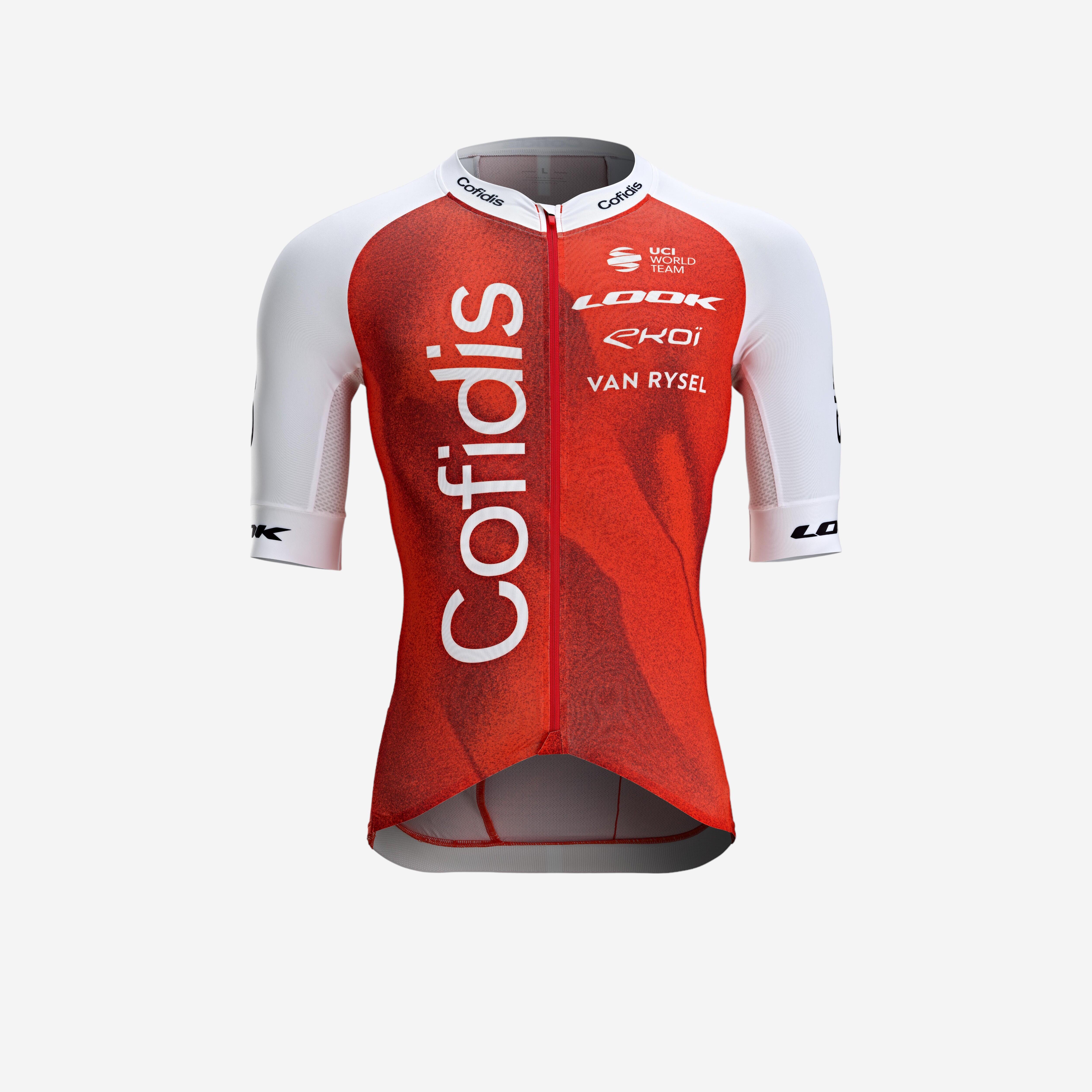 Jersey ciclismo carretera manga corta hombre Van Rysel Racer Cofidis Decathlon