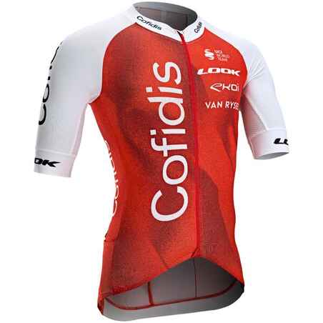 Maillot ciclismo carretera manga corta hombre Van Rysel Racer Cofidis