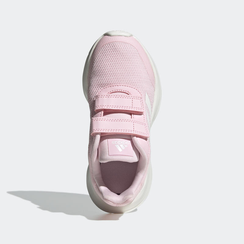 Baskets à scratch enfant - ADIDAS TENSAUR RUN rose