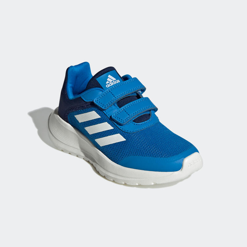 Sneakers ADIDAS bambino TENSAUR RUN con strap azzurre dal 28 al 34