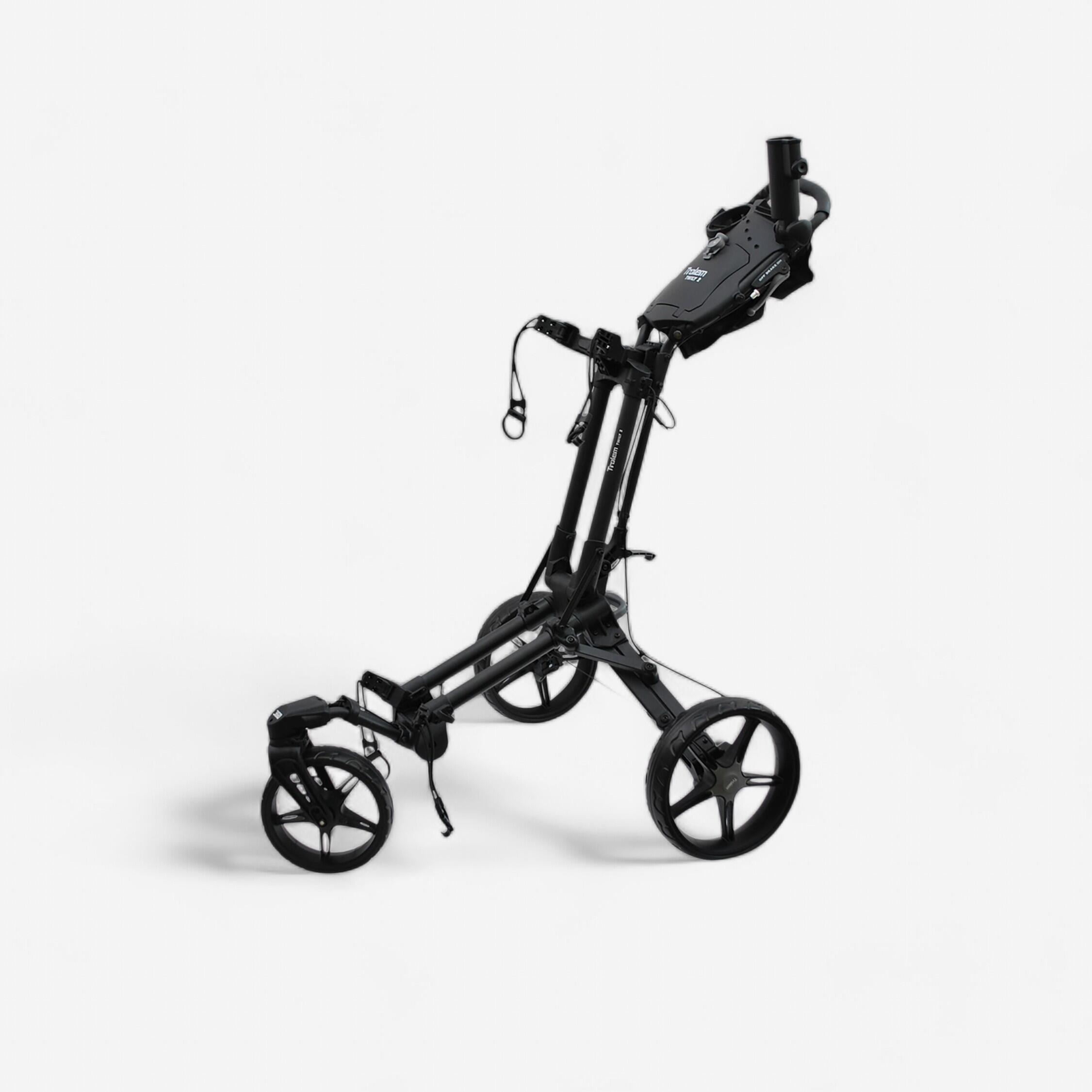 Carrello da golf manuale - TROLEM Twily 2 nero