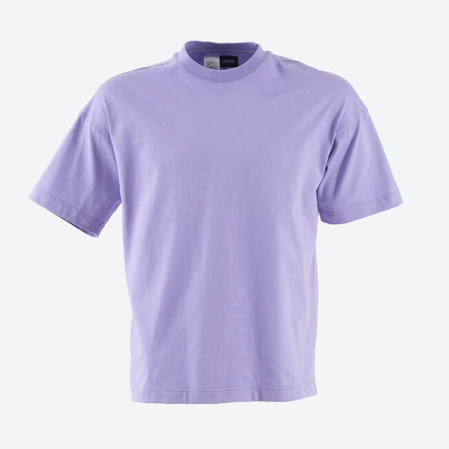 Men's Loose-Fit Fitness T-Shirt 520 - Neon Purple