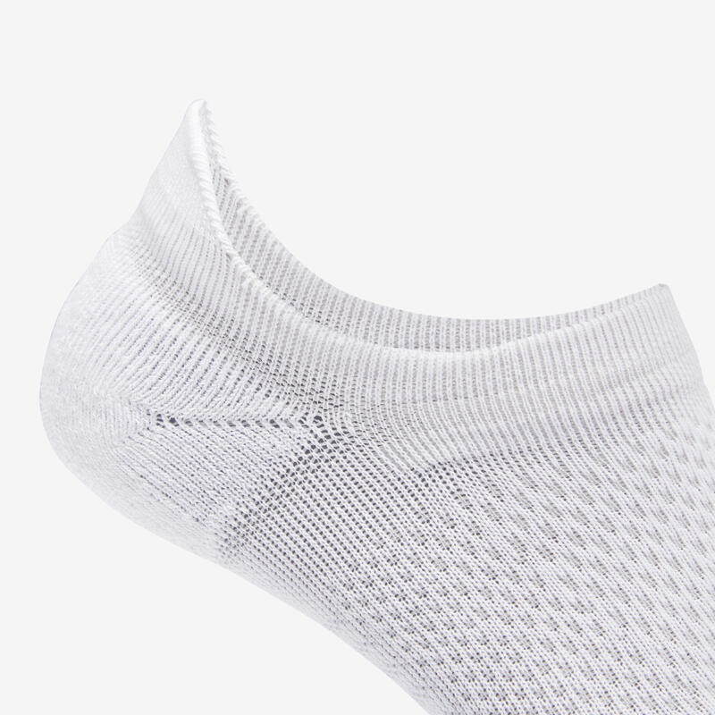 Chaussettes basses de marche - Deocell tech - URBAN WALK lot de 2 paires - blanc