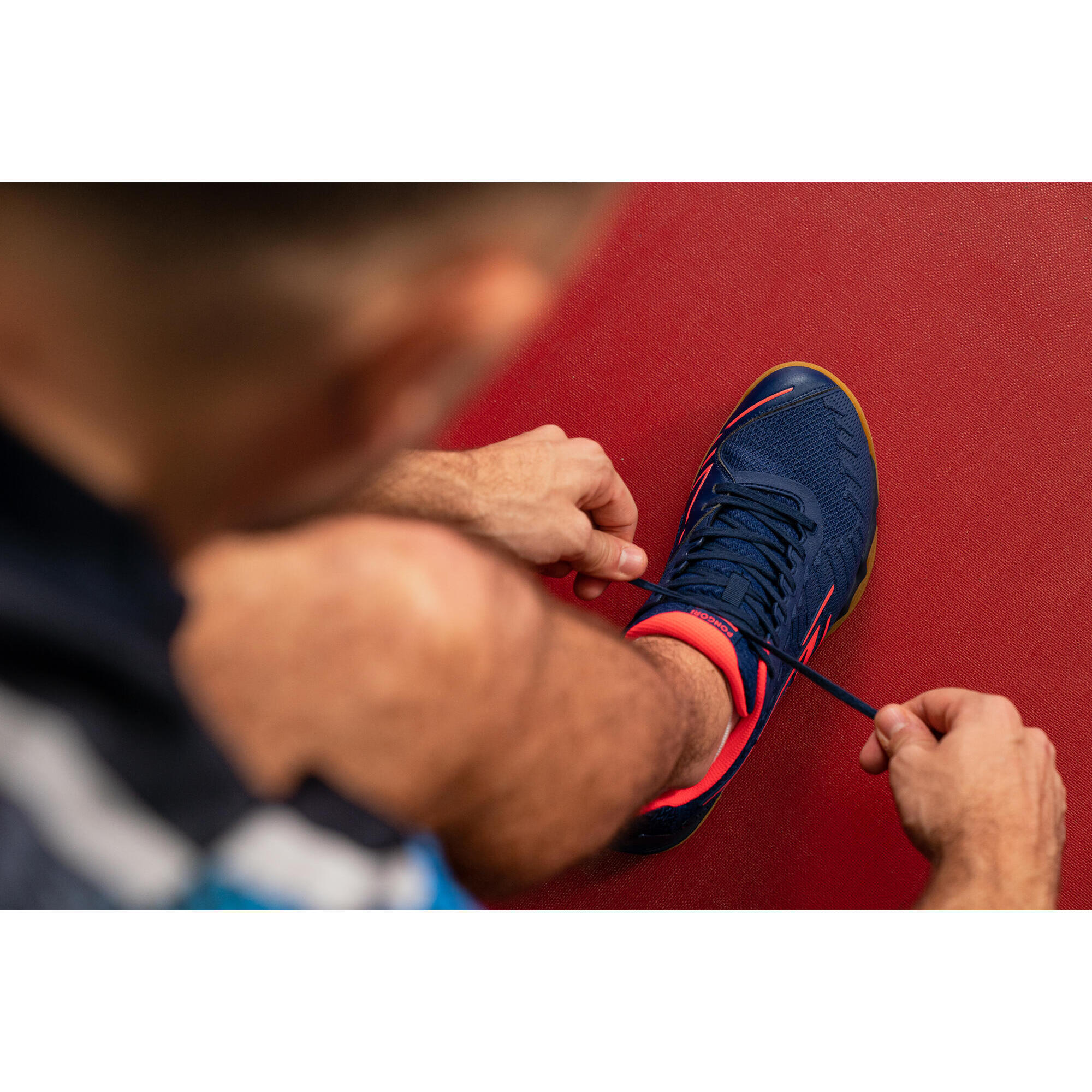 Scarpe ping pong adulto TTS 900 blu-rosa 11/13