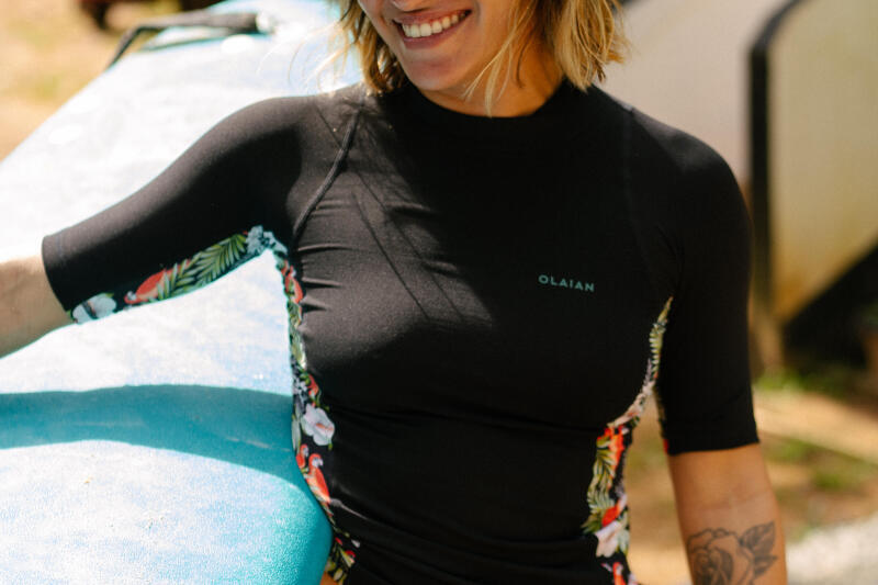 Dół kostiumu kąpielowego surfingowego damski Olaian Lulu Parrot