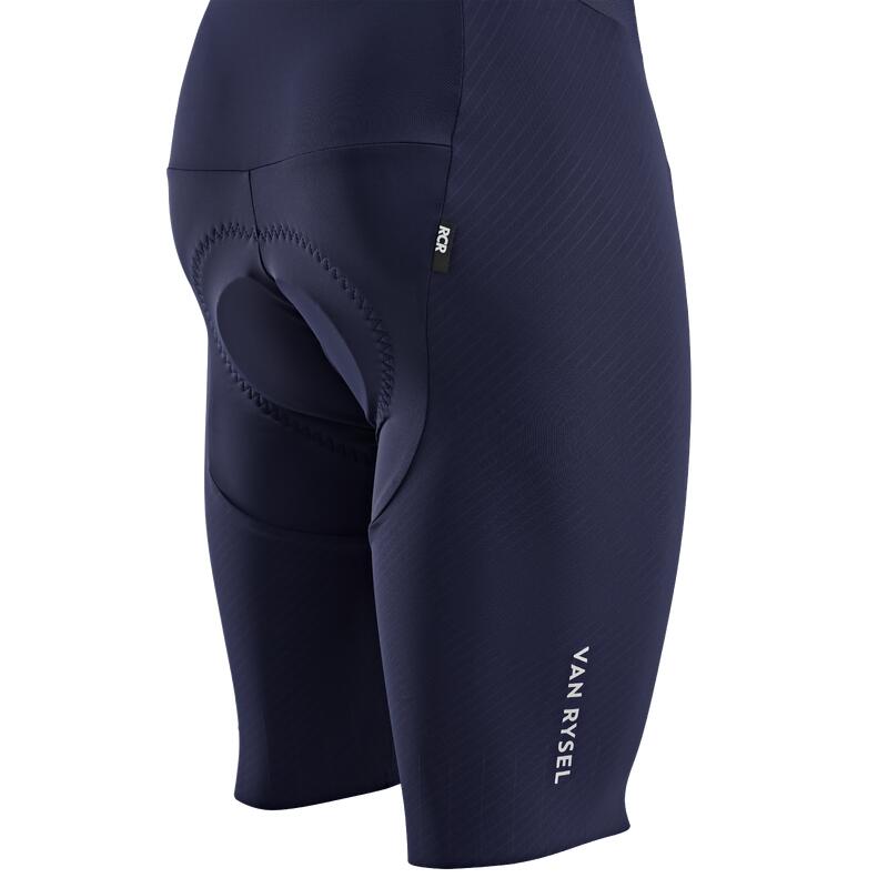 Culotte Ciclismo Carretera Racer 3 Hombre Azul Marino Verano