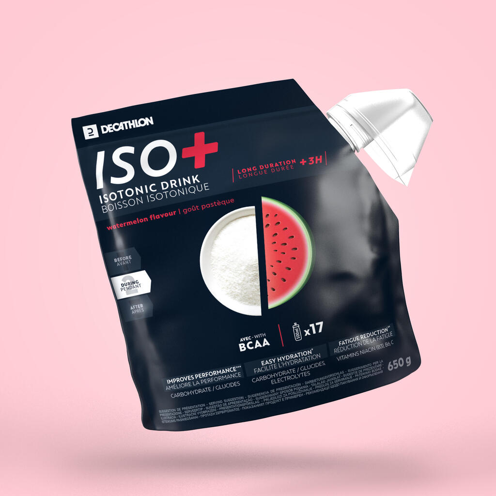 Iso+ 650 g izotoniska arbūzu dzēriena pulveris