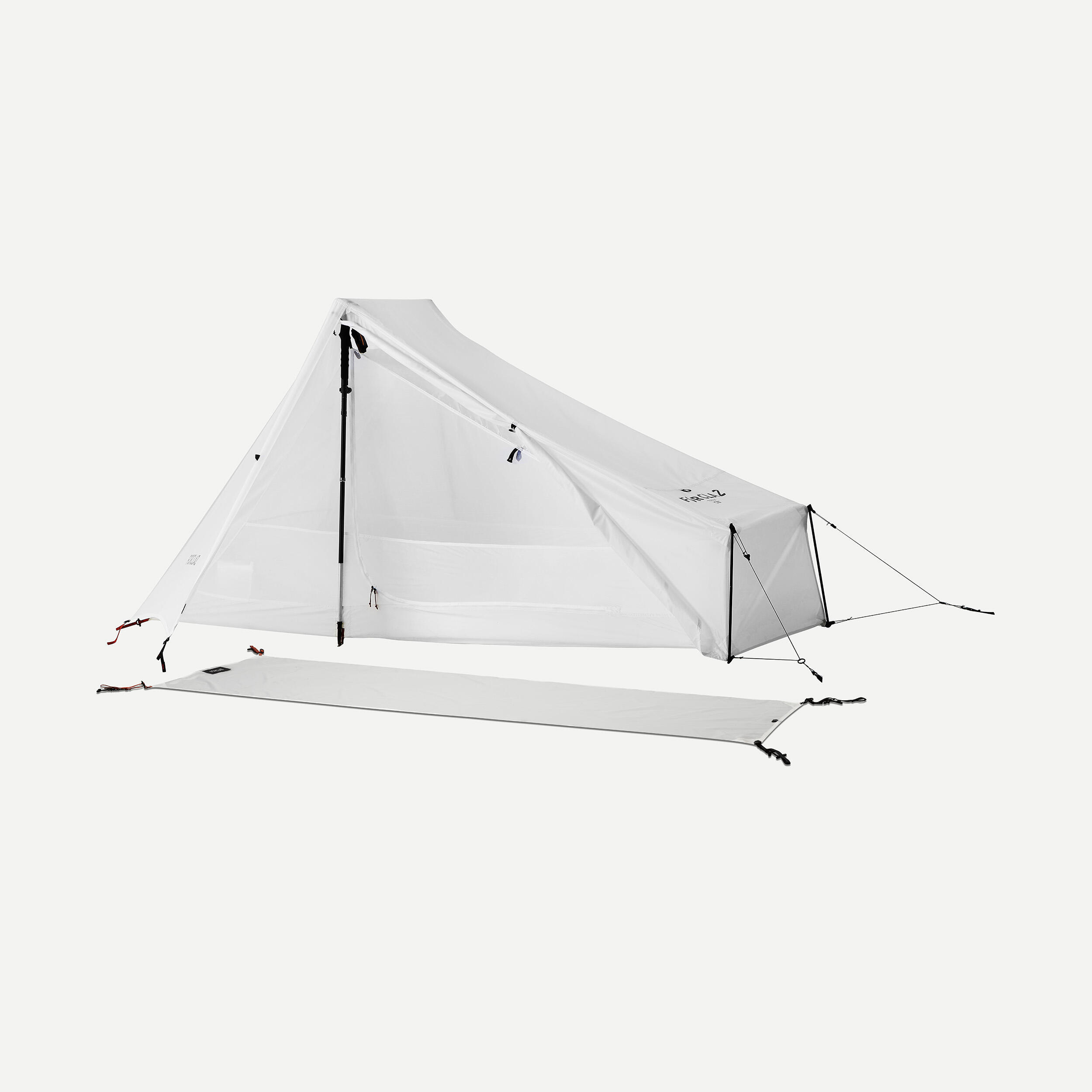 MT900 groundsheet for 1 person tent - Undyed 2/3
