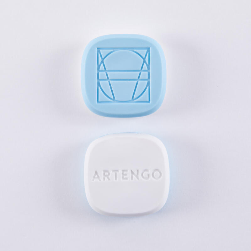 Antivibrador de Tenis - Square azul blanco