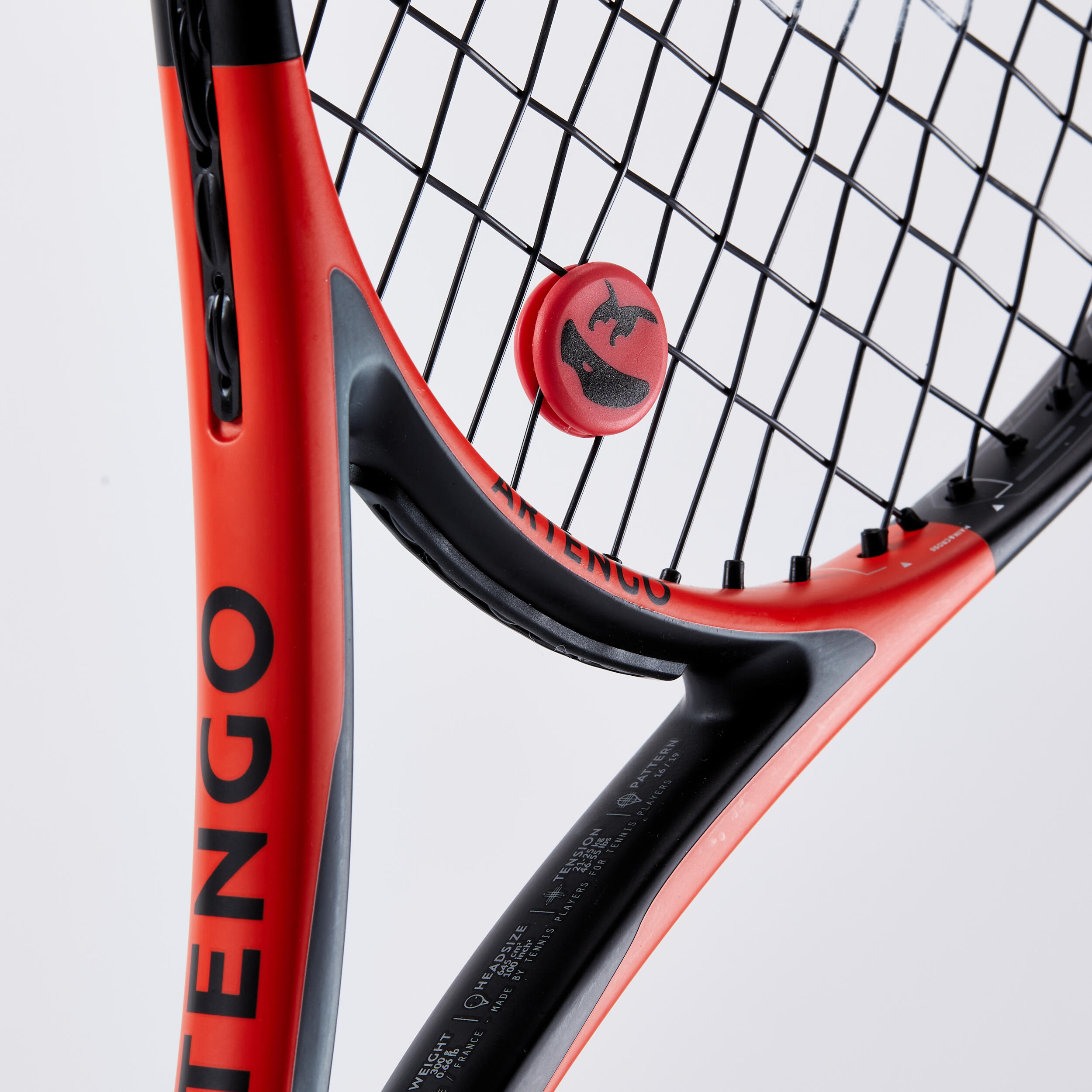 Tennis antivibrator - FUN *2 red yellow