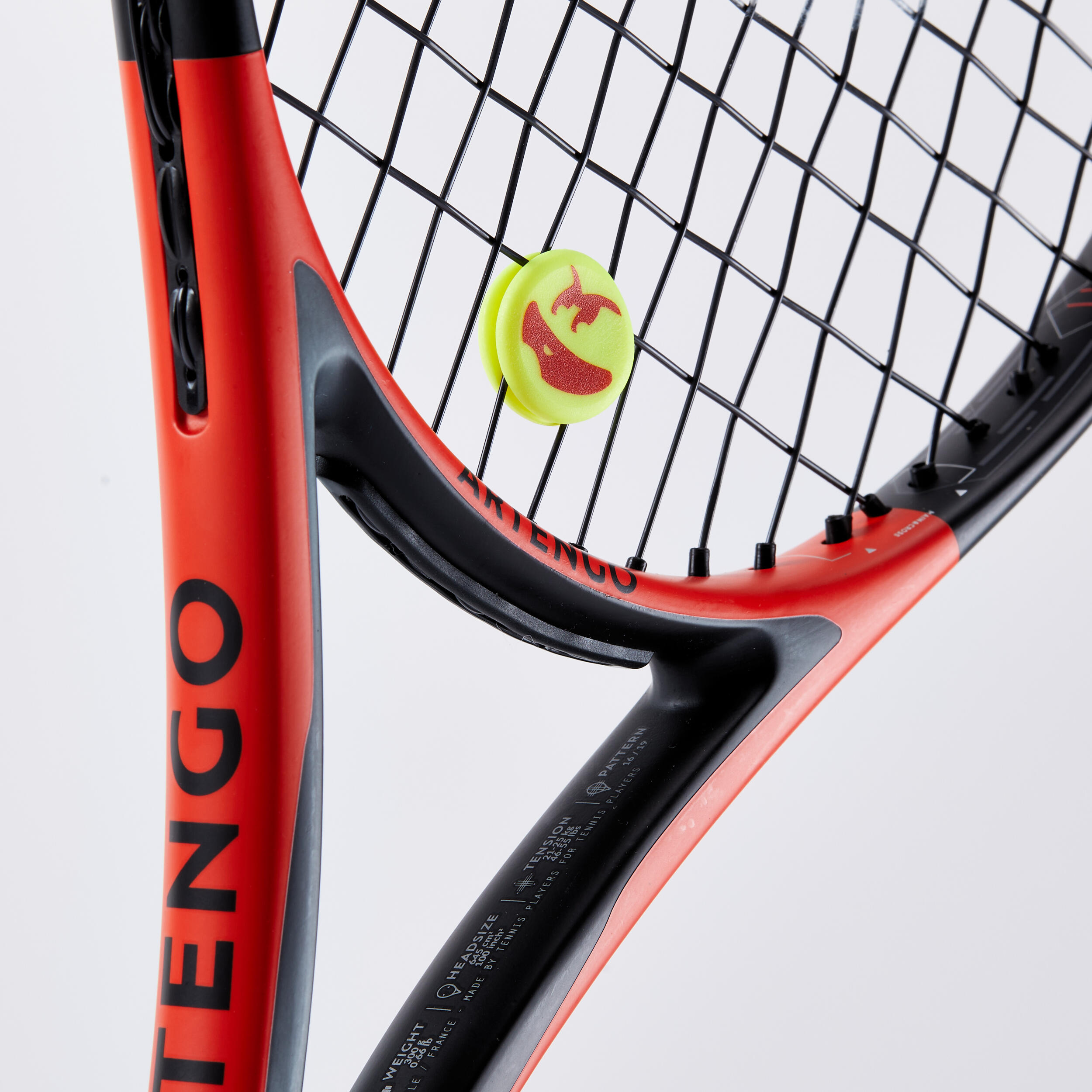 Tennis antivibrator - FUN *2 red yellow