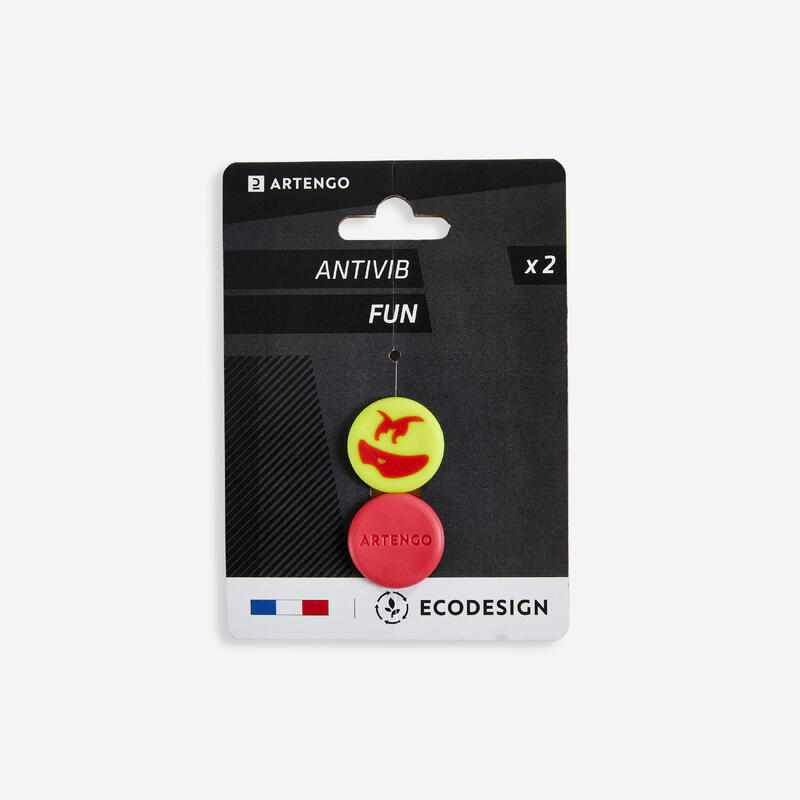 Antivibrateur de Tennis - FUN *2 rouge jaune