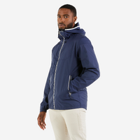 Veste imperméable de voile - veste de pluie coupe vent SAILING 100 Bleu Marine