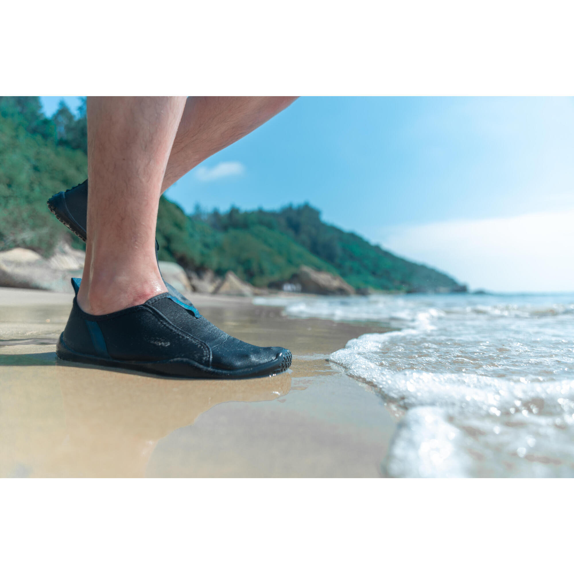 scarpe da scoglio elastiche per adulti - Aquashoes 120 Nero