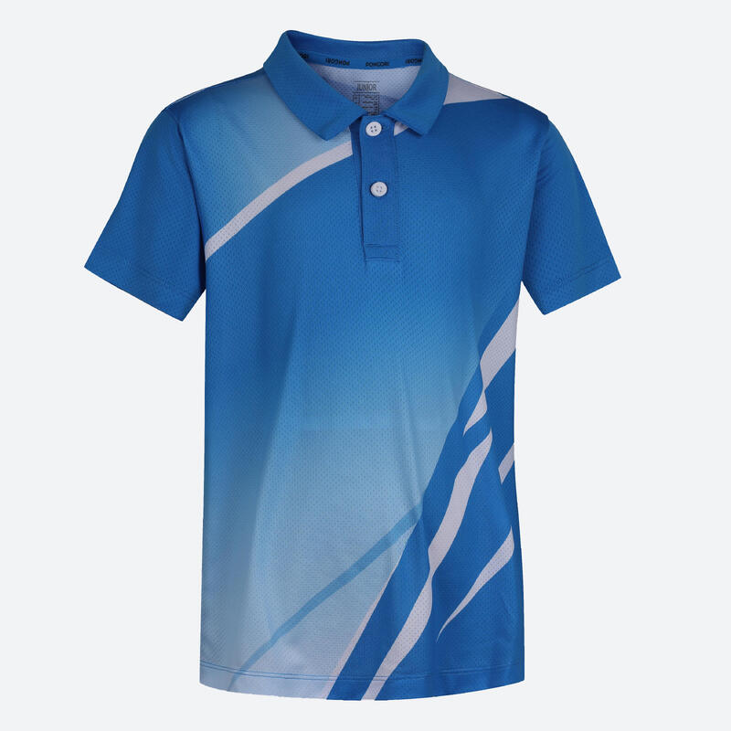 Kids' Table Tennis Polo TTP590 - Light Blue