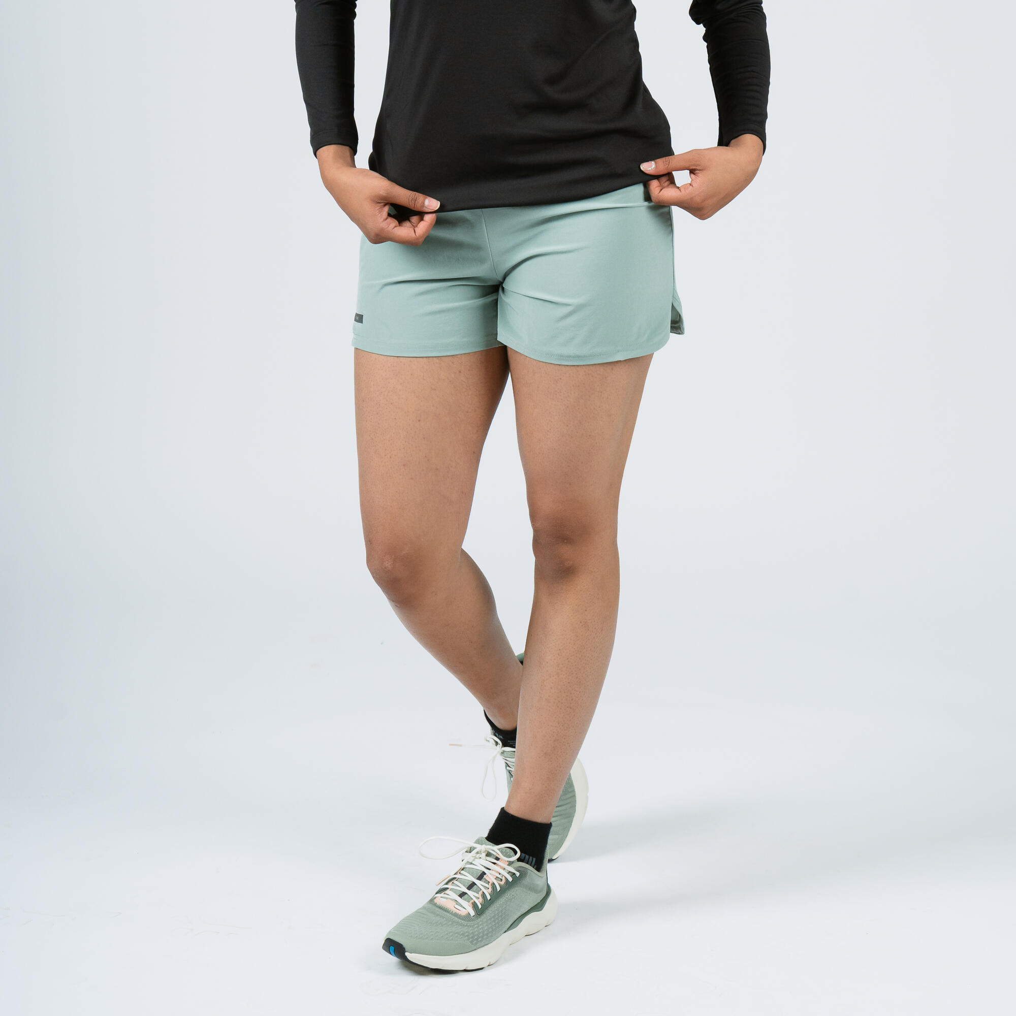 Women Running Shorts Dry - Khaki