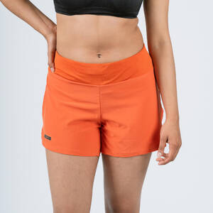 Women's Running Shorts - KIPRUN Run 100 Orange