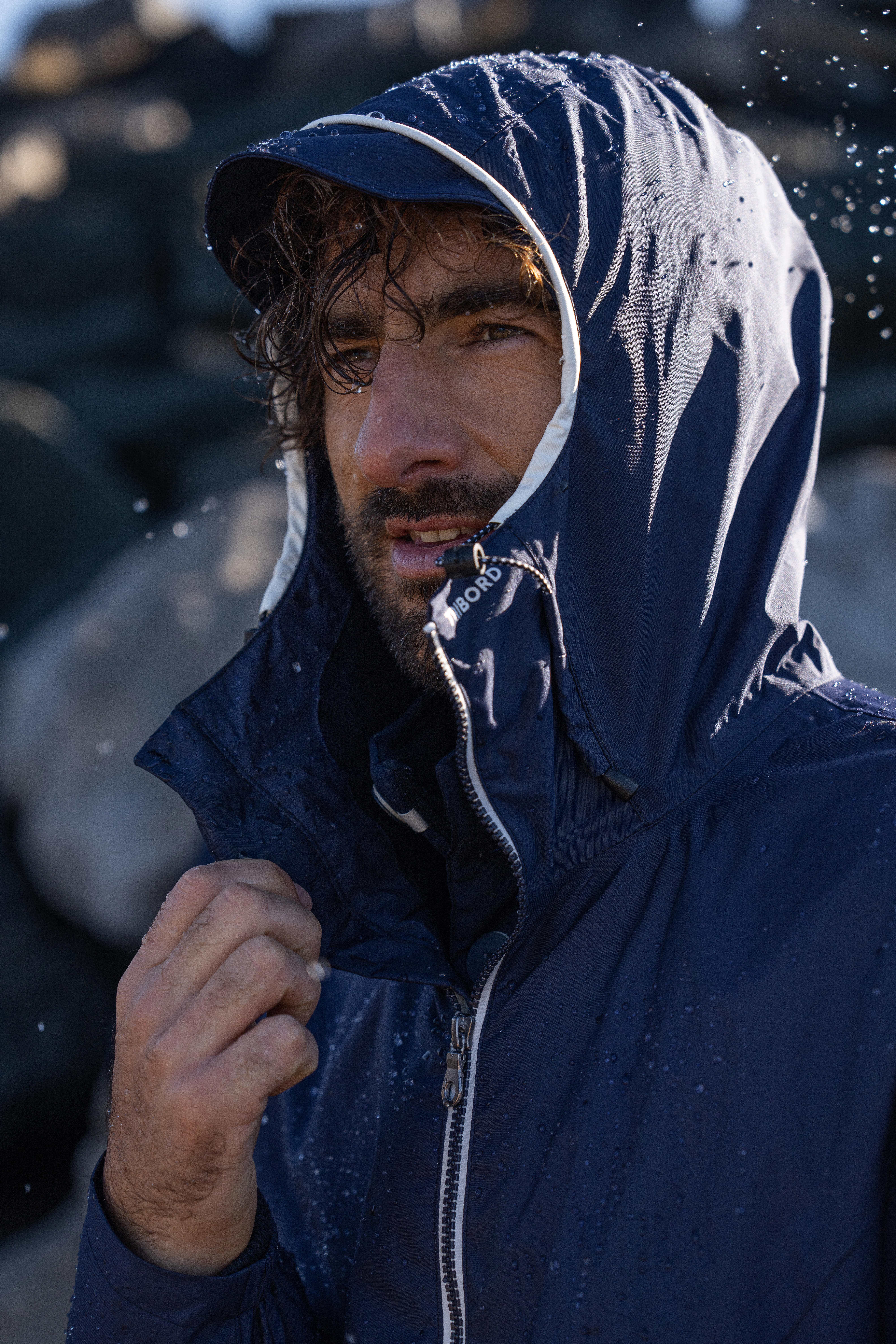Manteau de voile imperméable et coupe-vent homme – 100 - TRIBORD