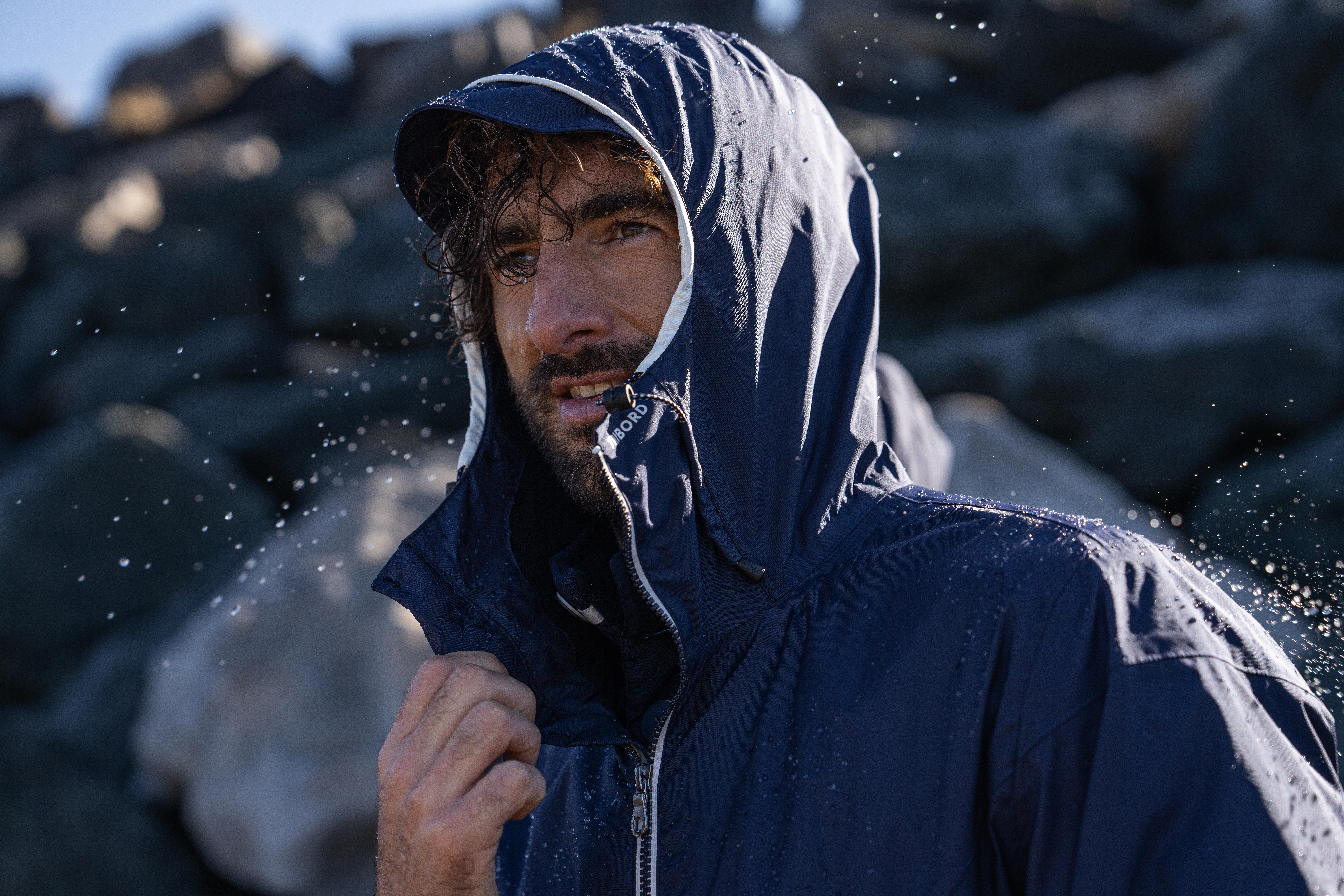 Manteau de voile imperméable et coupe-vent homme – 100 - TRIBORD