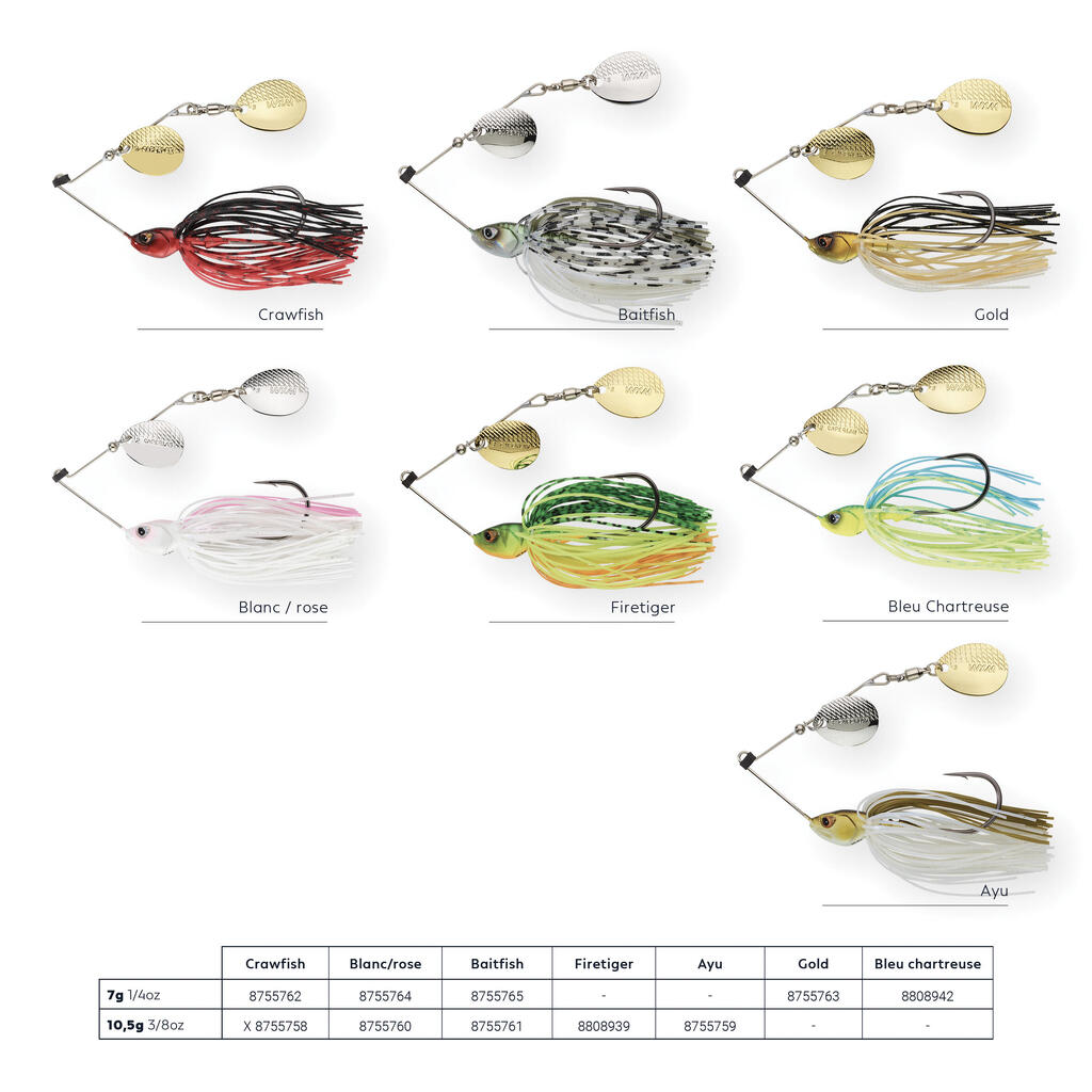 Lant spinnerbait Spino 7 g, Baitfish