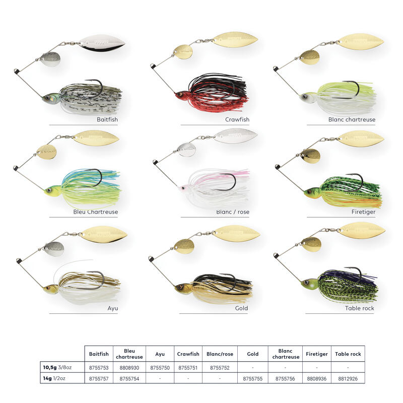 SPINNERBAIT SPINO 14G ALB 