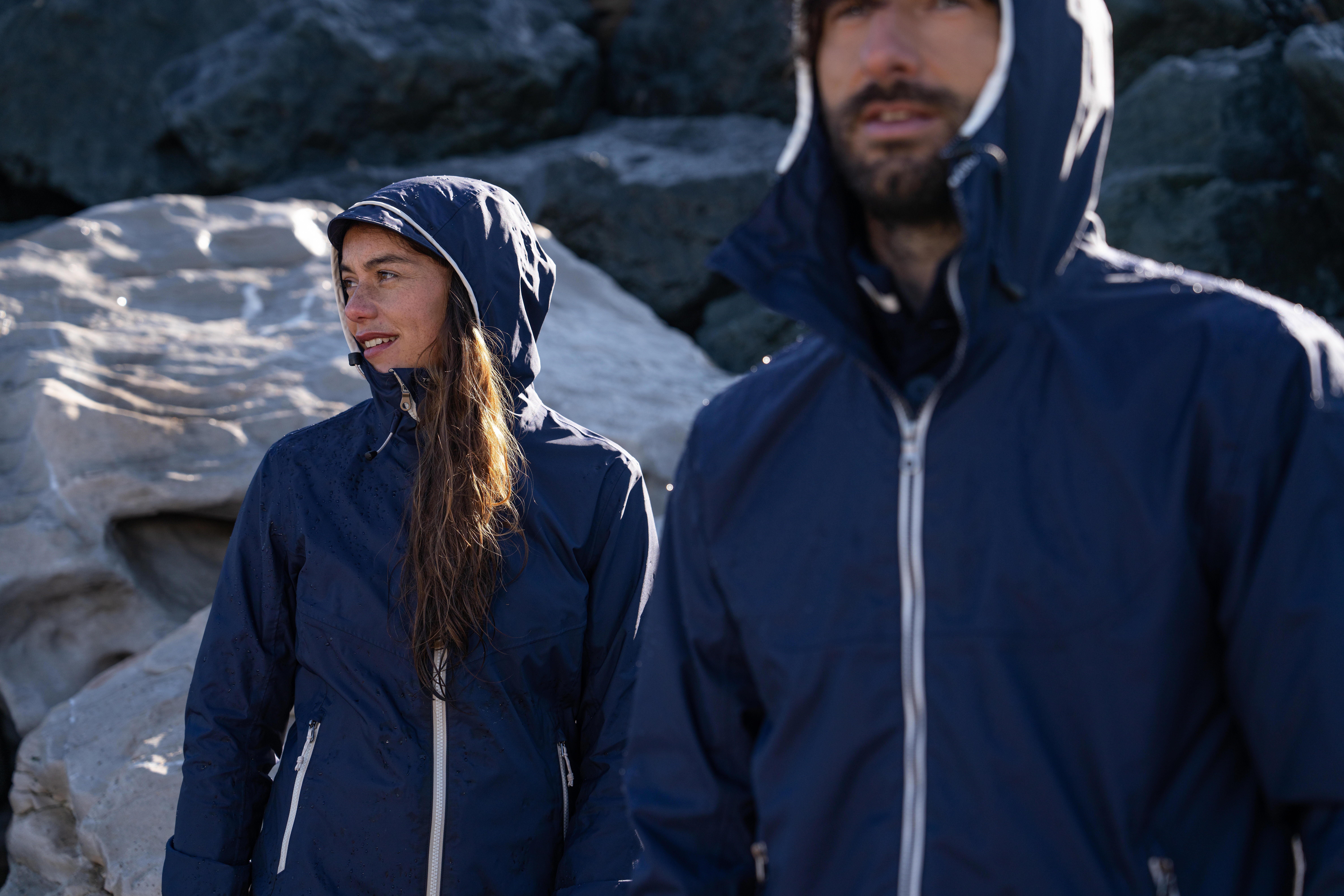 Manteau de voile imperméable et coupe-vent homme – 100 - TRIBORD