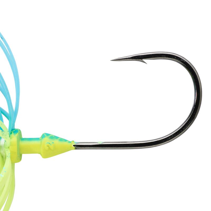 AMOSTRA SPINNERBAIT SPINO CPT 7 G AZUL CHARTREUSE