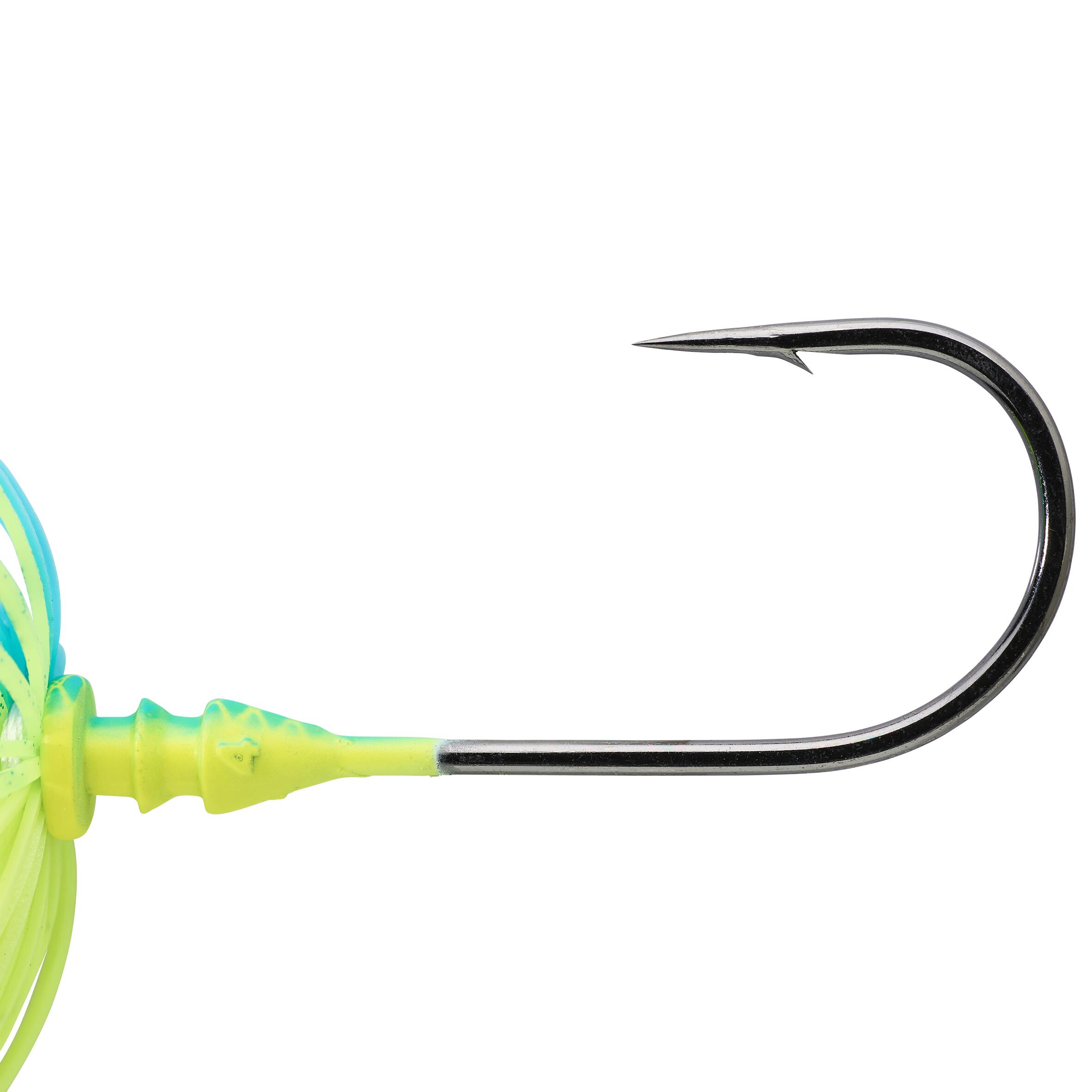 AMOSTRA SPINNERBAIT SPINO 10,5 G AZUL CHARTREUSE 4/7