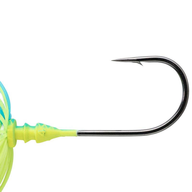 Nástraha spinnerbait spino 10,5 g modro-světle zelená