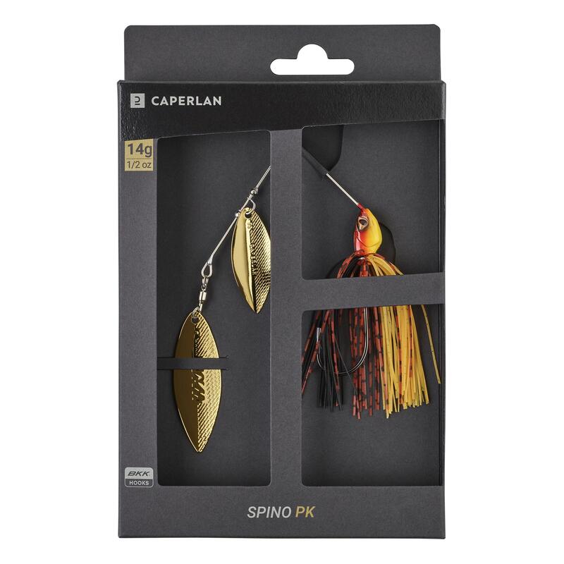 Nástraha spinnerbait Spino PK 14 g oranžová