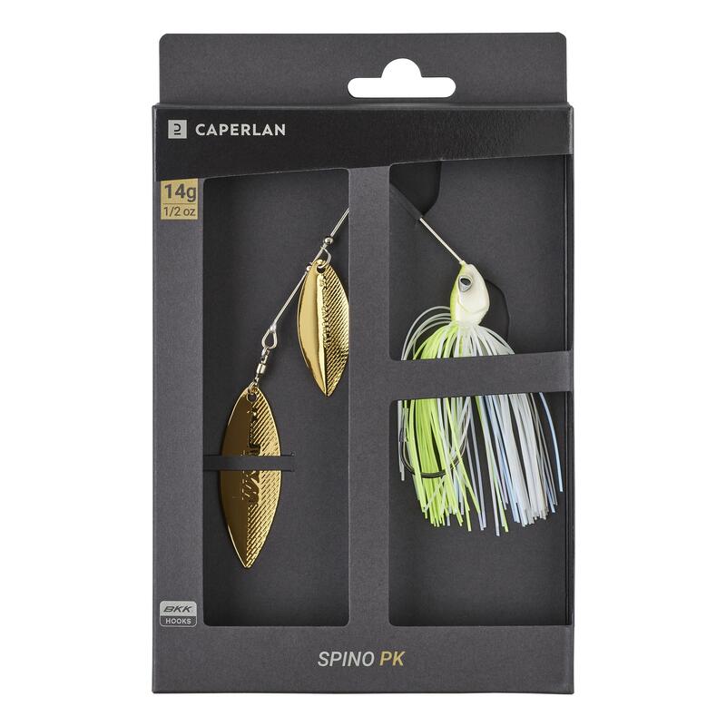 SPINNERBAIT SPINO PK 14GR BLANC CHARTREUSE