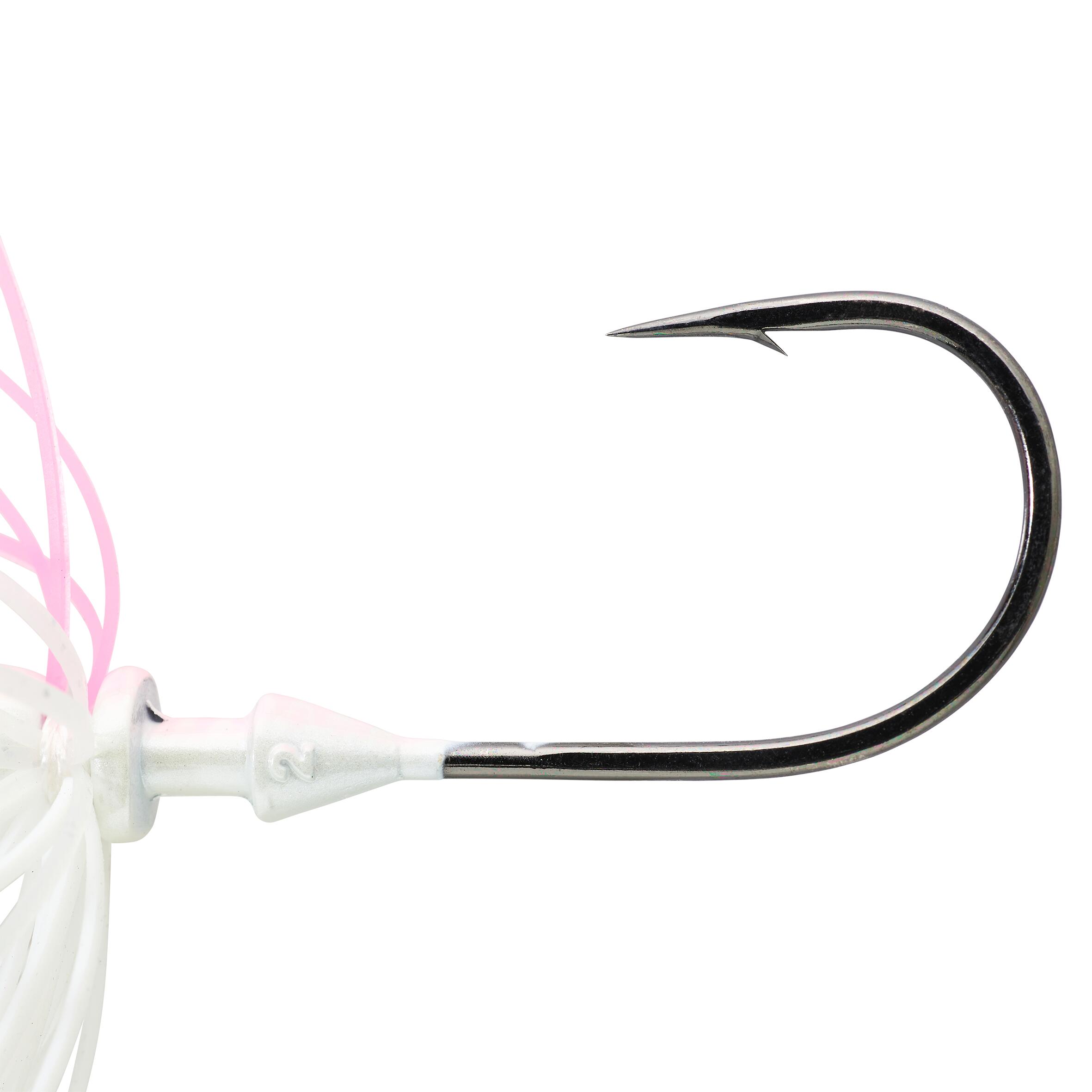 Spinnerbait Spino CPT 7 g weiss/rosa  4/7