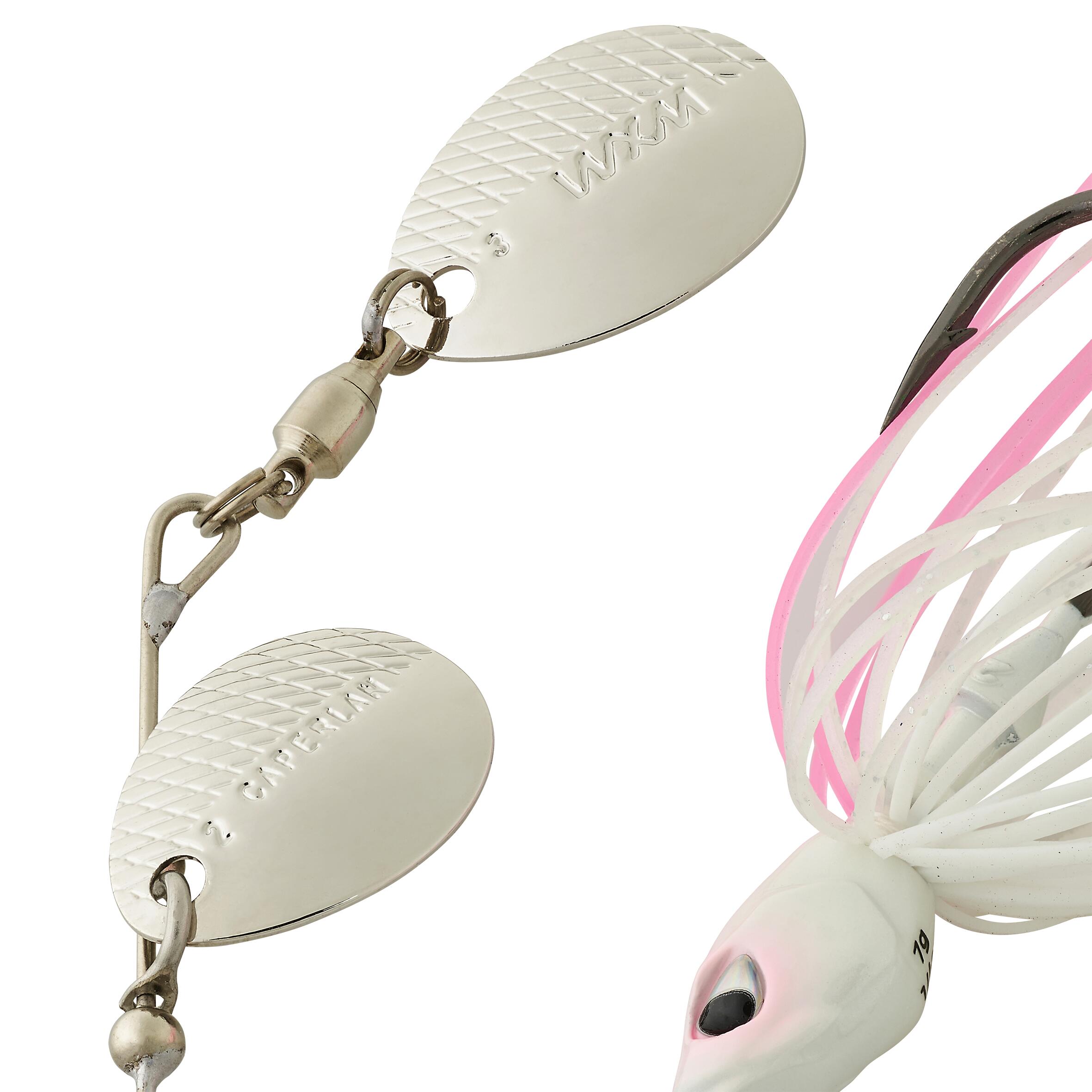 Spinnerbait Spino CPT 7 g weiss/rosa  5/7