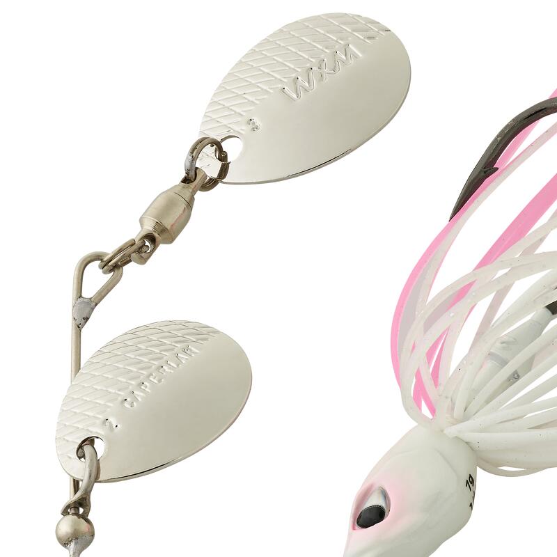 Spinnerbait SPINO CPT 7g bianco-rosa