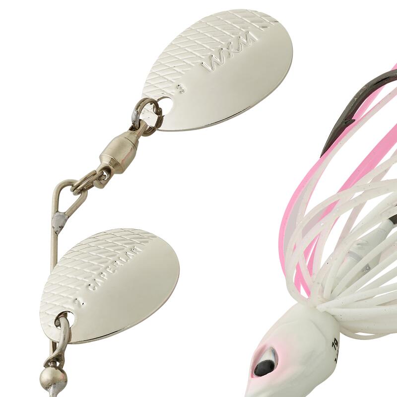 SPINNERBAIT SPINO CPT 7GR BLANC ROSE