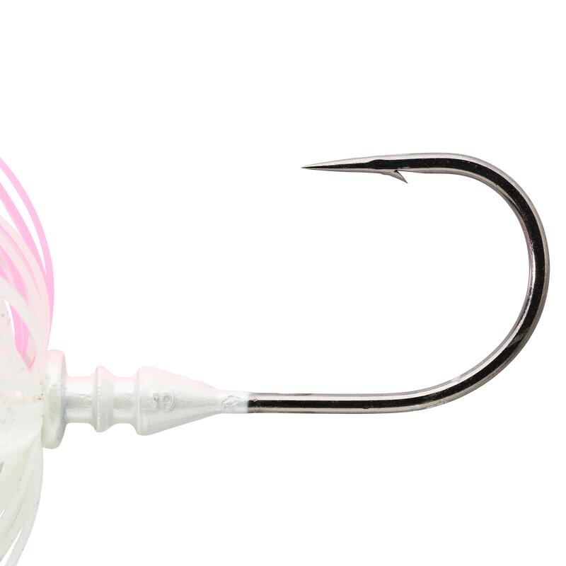 Nástraha spinnerbait Spino CPT 10,5 g bílo-růžová