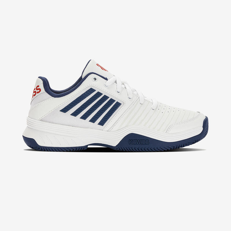 CHAUSSURES DE TENNIS HOMME Terre Battue - KSWISS COURT EXPRESS BLANC BLEU