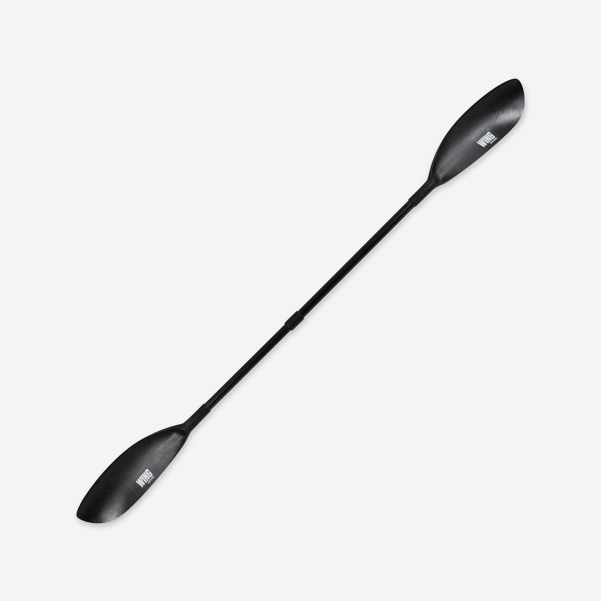 Kayak Spoon Paddle - Carbon And Fibreglass - Adjustable / 2 Sections - Rotomod