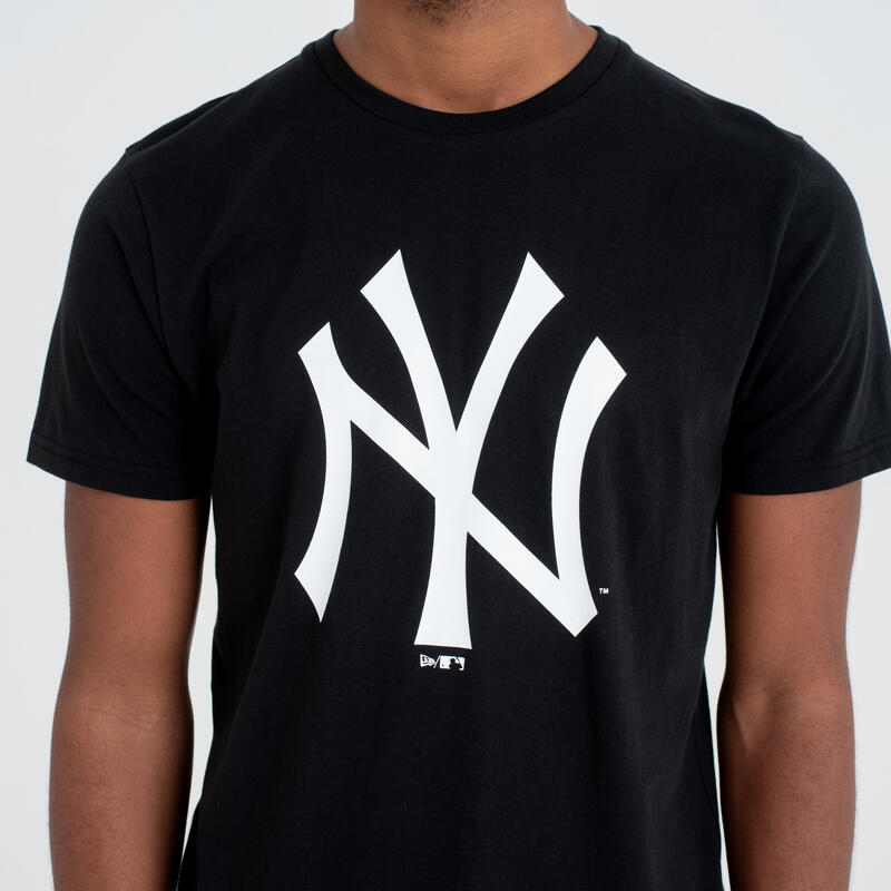 Camiseta manga corta de béisbol hombre/mujer New York Yankees - negro