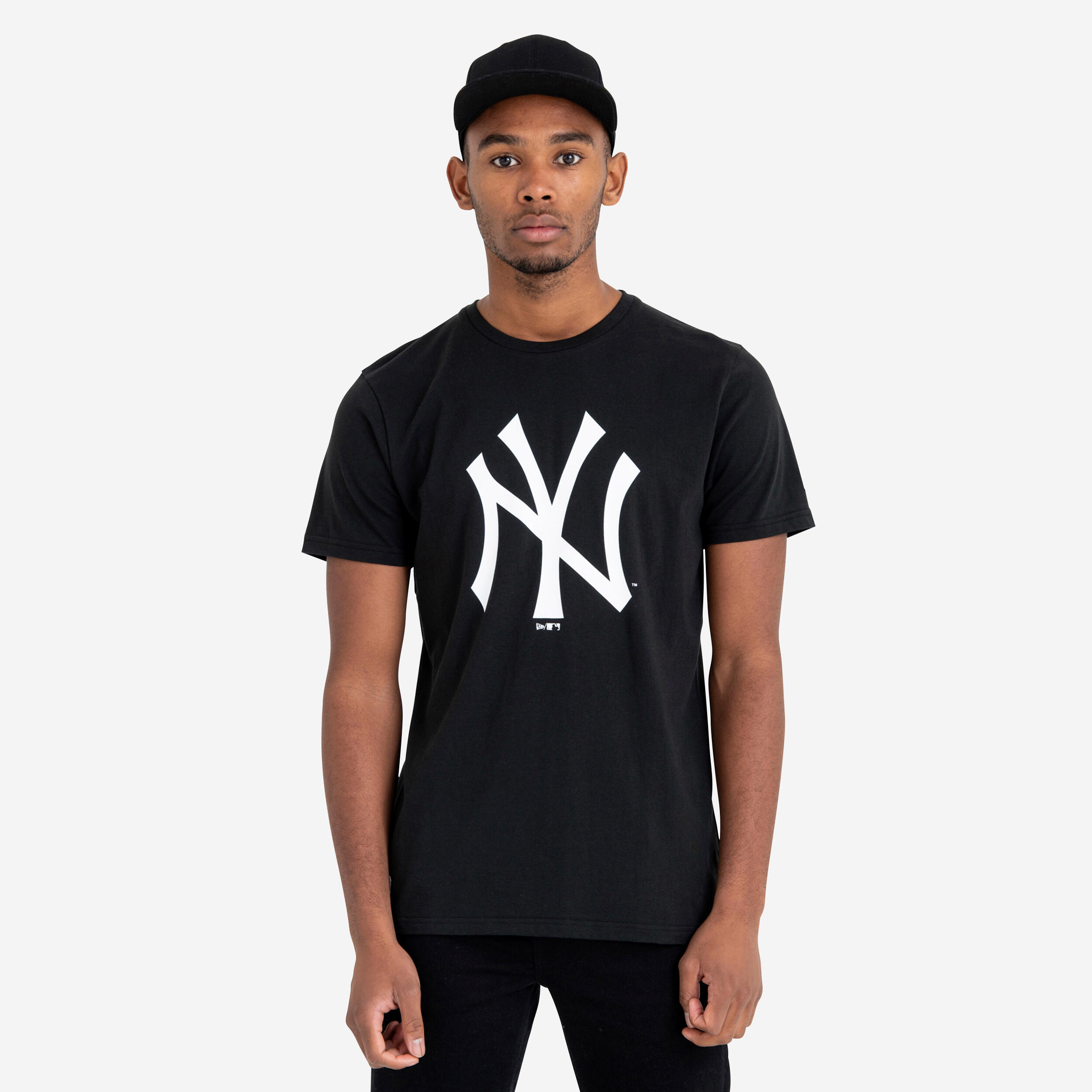 NEW ERA Men's/Women's Short-Sleeved Baseball T-Shirt New York Yankees - Black