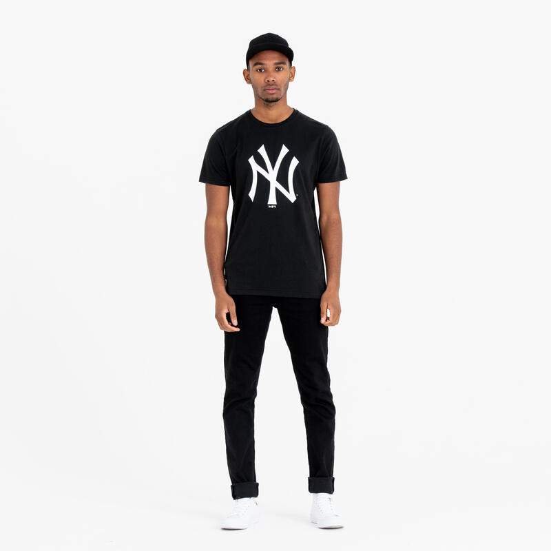 Camiseta manga corta de béisbol hombre/mujer New York Yankees - negro