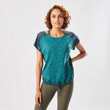 Women Gym T-shirt  Loose Fit  - Green