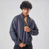 Men Gym Tracksuit Jacket with Zip Pocket - Grey