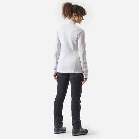 Water-repellent mountain trekking trousers - MT900 - Women's