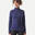 T-shirt lana merinos montagna donna MT900 WOOL 1/2 ZIP blu