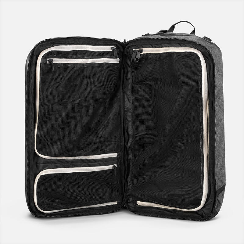 Sac à dos de voyage 40L gris - Travel 500 ORGANIZER