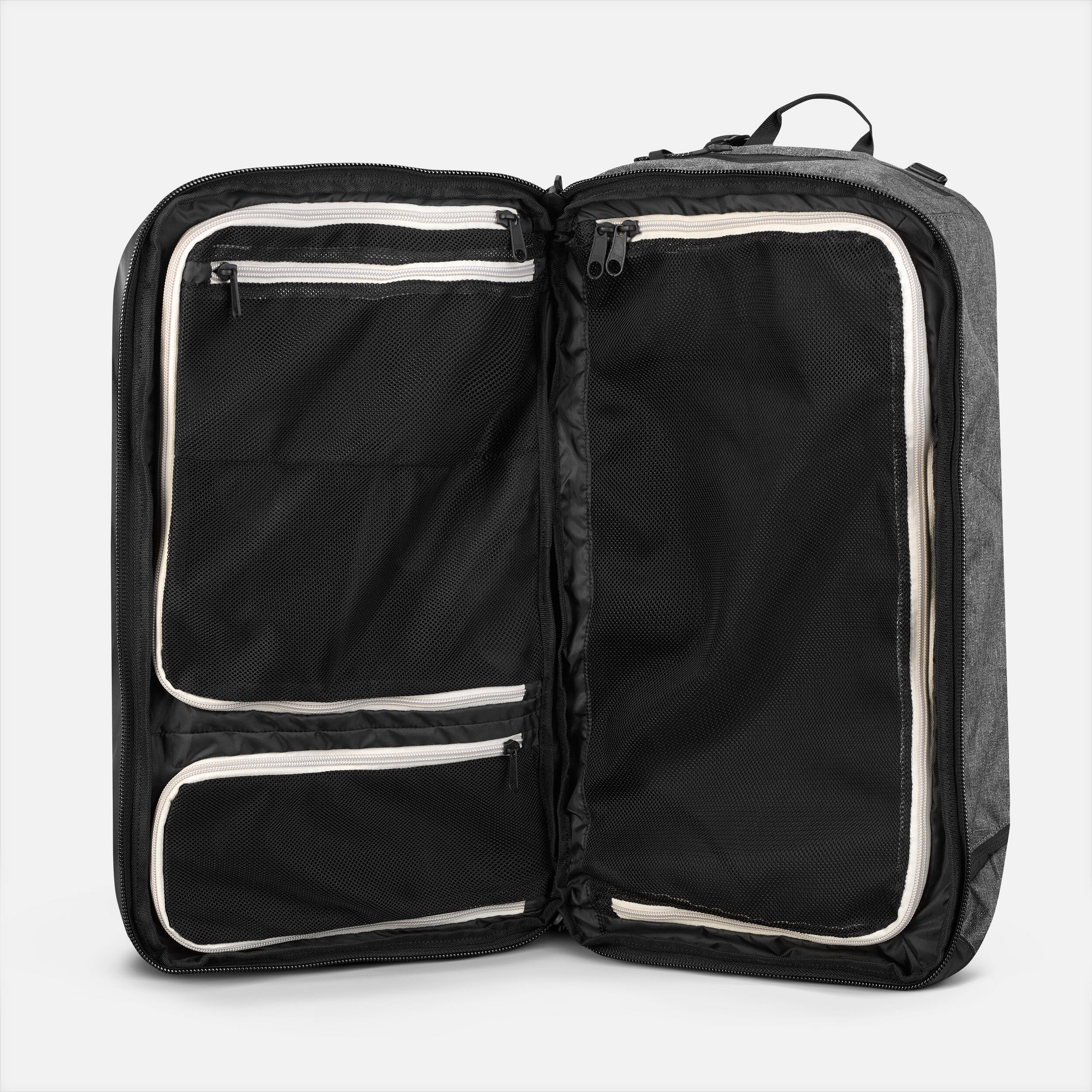 Zaino da viaggio 40l nero - organizer da viaggio 500