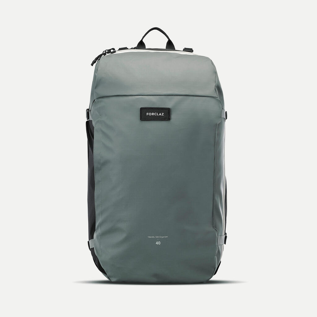 Kaki zelen pohodniški nahrbtnik TRAVEL 500 ORGANIZER (40 l) 